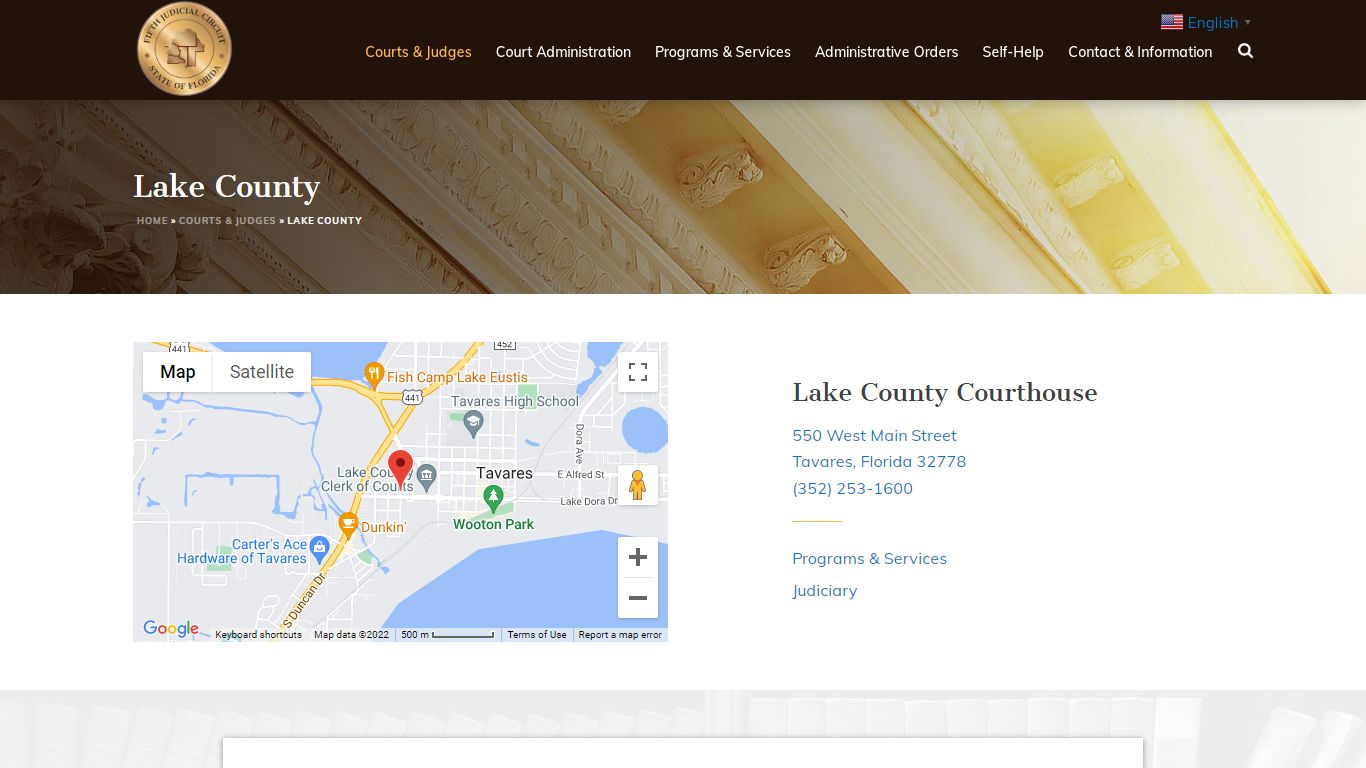 Lake County - State of Florida Fifth Judicial Circuit